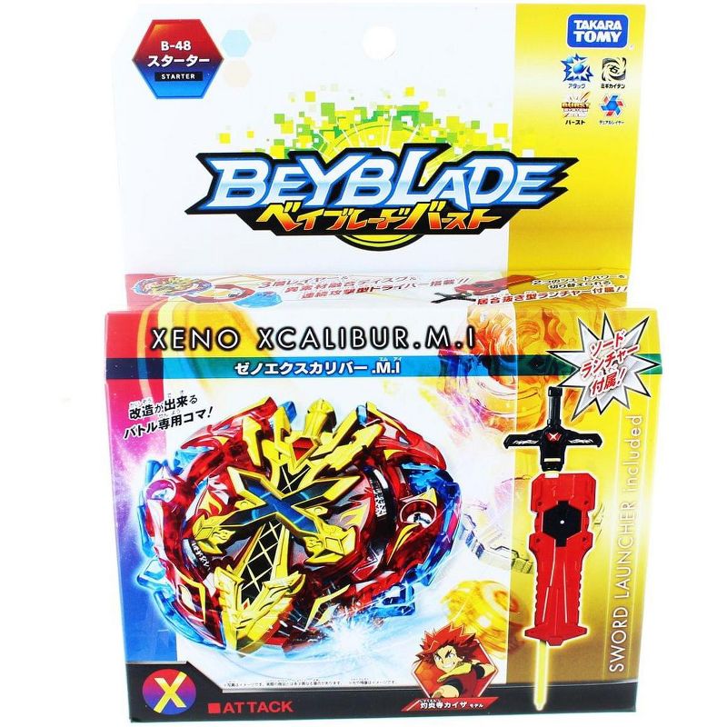 Takara Beyblade Burst B-48 Starter Zeno Excalibur.M.I