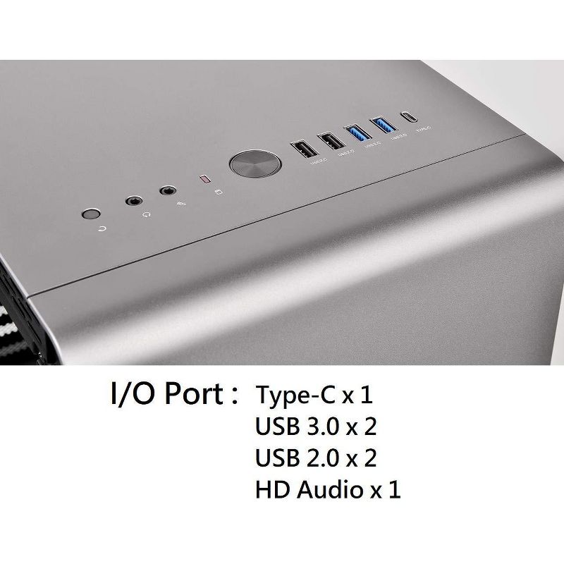 Fractal Design Node 202 Computer Case - Black - 2 x Bay - 1 x 450 W - Power Supply Installed - Mini ITX Motherboard Supported - 7.72 lb