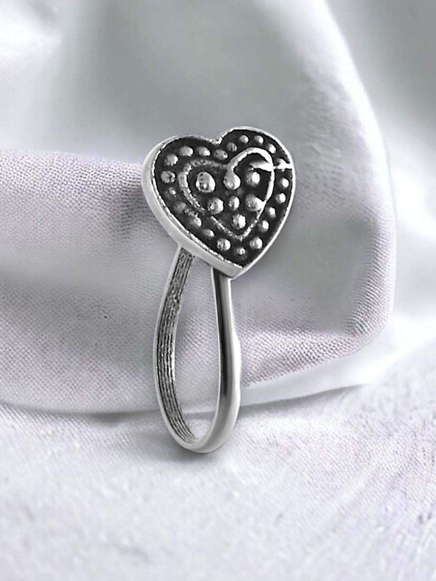 Rihi by P.C. Chandra Jewellers Love Nosepin for Women & Girls