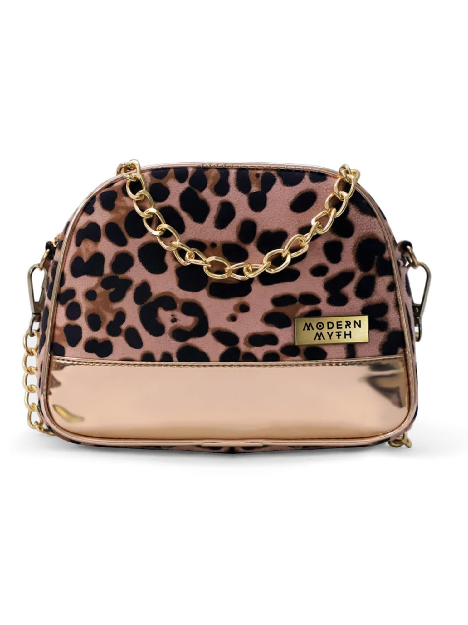 Modern Myth Pink Animal Effect Medium Cross Body Bag
