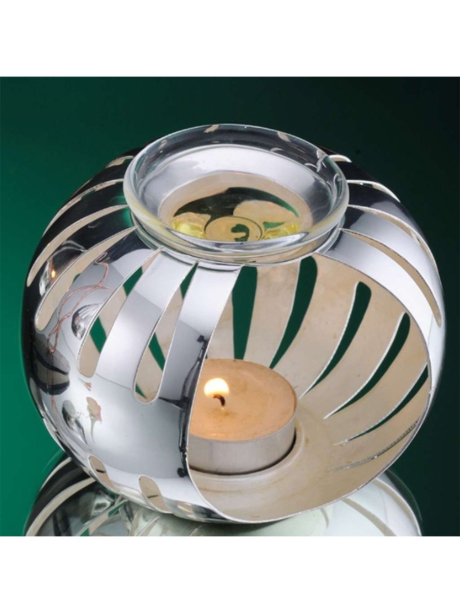 Episode Silver Plated Oil Burner Swell Aromatic