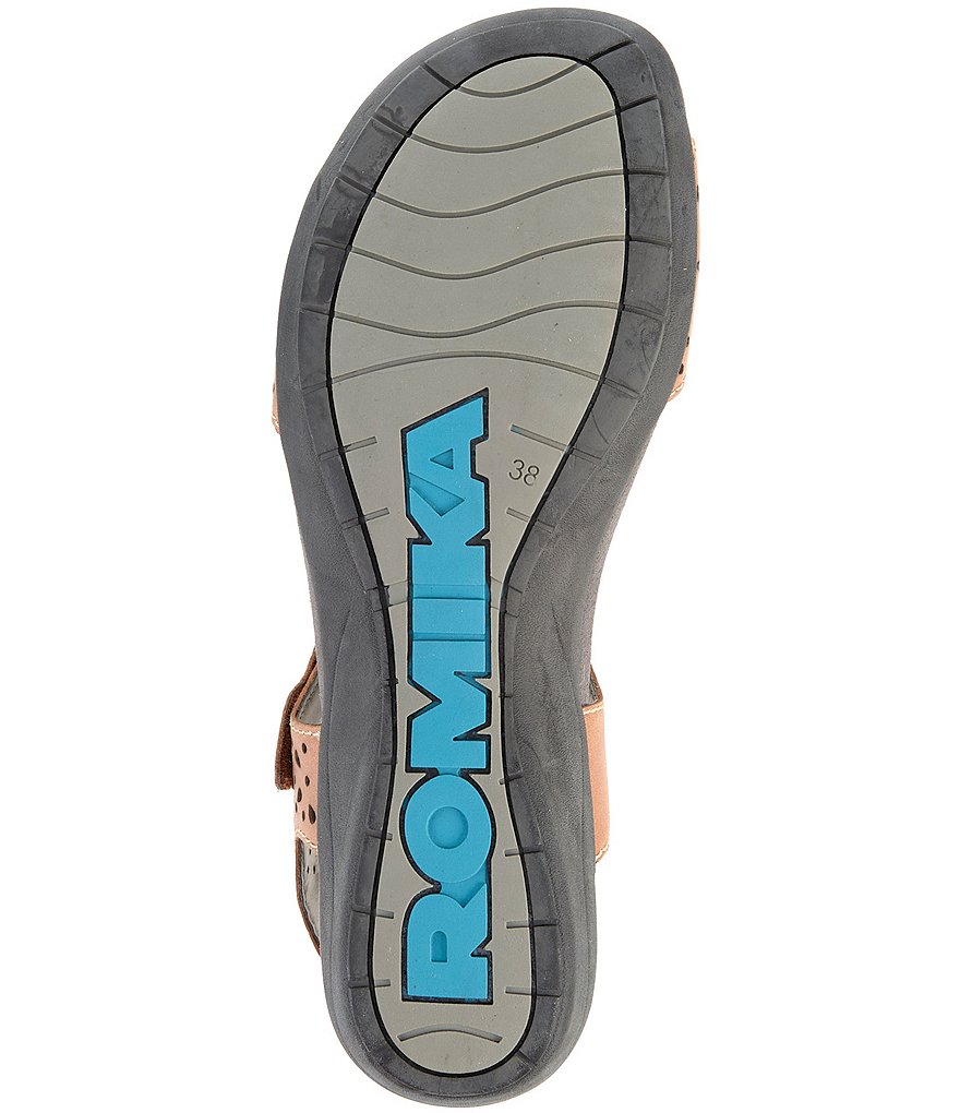 Romika Tahiti 03 Banded Cutout Leather Sandals