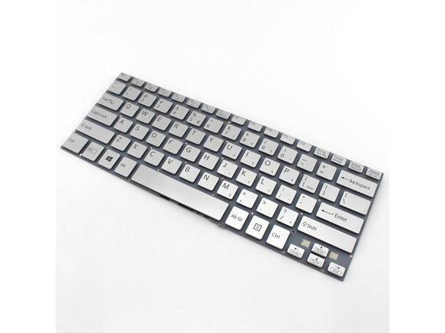 Laptop Replacement Silver Backlit Laptop US Keyboard for SONY FIT 14E SVF 14E SVF14E Series Part Number 149239131USX