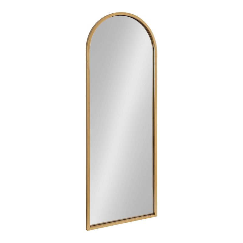 16" x 47" Valenti Tall Framed Arch Mirror Gold - Kate and Laurel