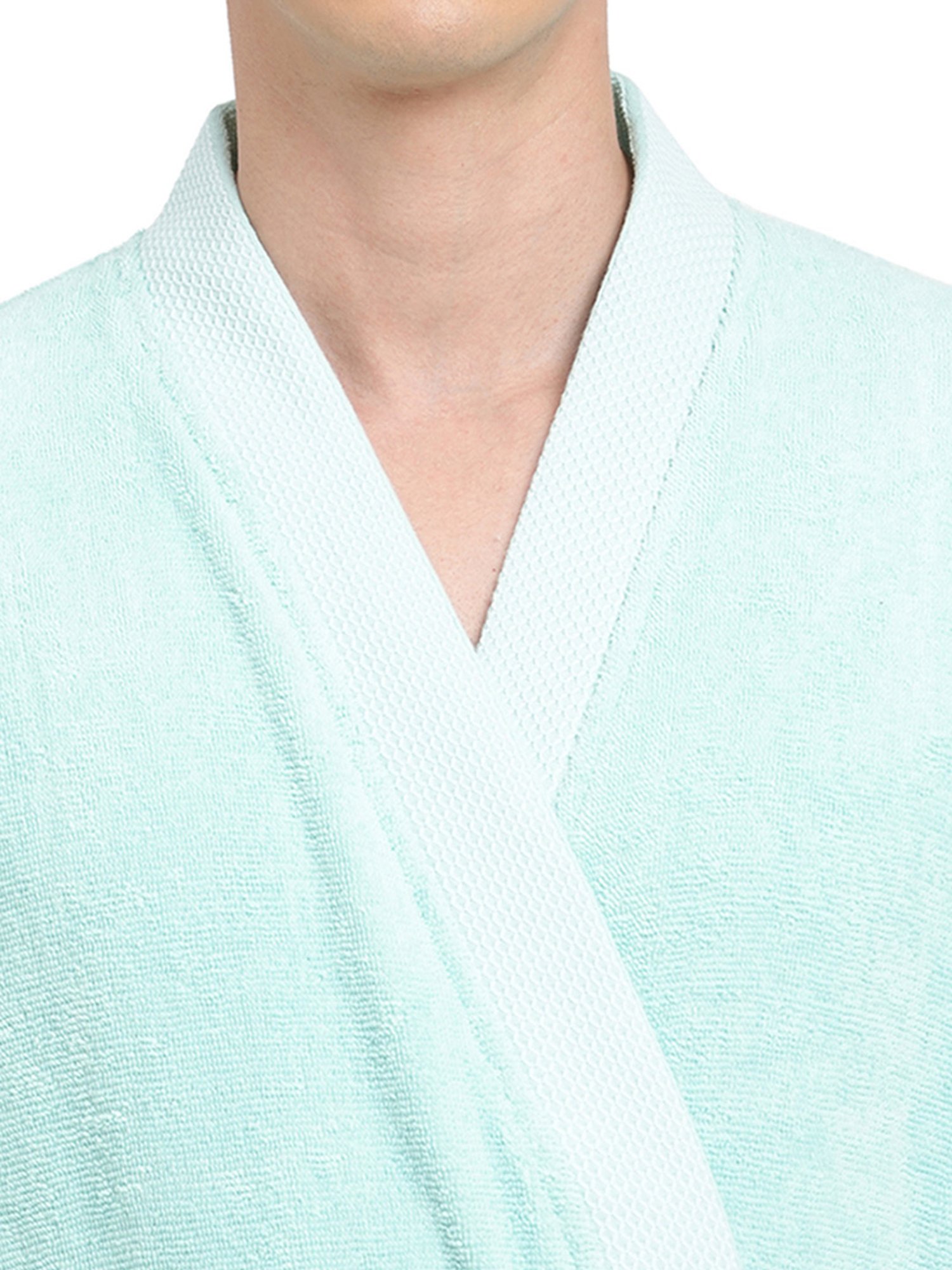 Spaces Hygro Blue 400 GSM Cotton Extra Large Bathrobe