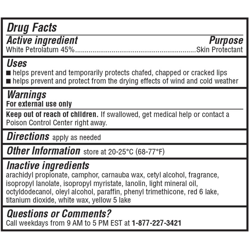 Chapstick Classic Lip Balm - Original - 3ct/0.45oz