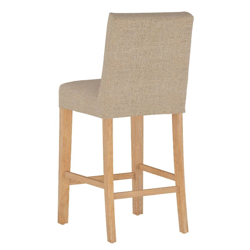 Slipcover Barstool Linen Sandstone - Skyline Furniture