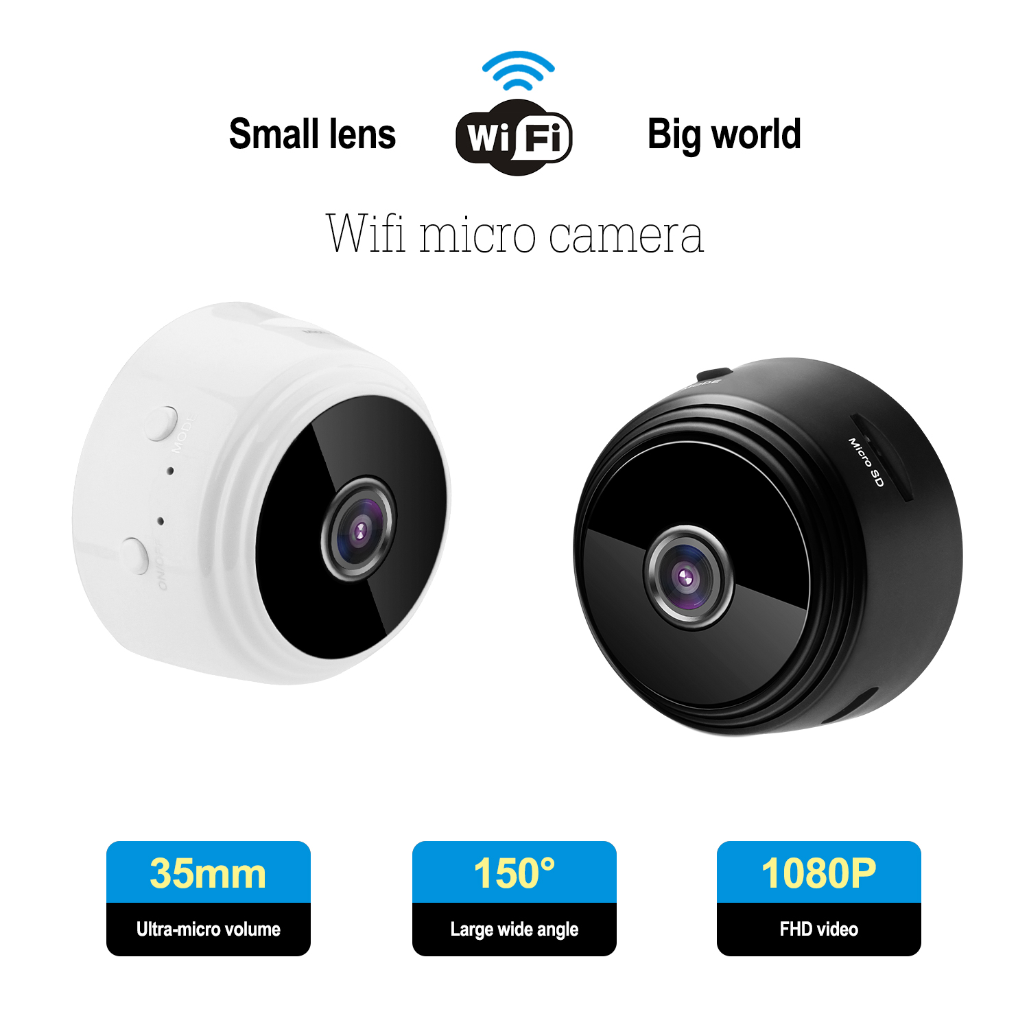 Mini Wifi Camera Hidden Camera HD 1080P DV Video Recorder Spy Cameras Night Vision