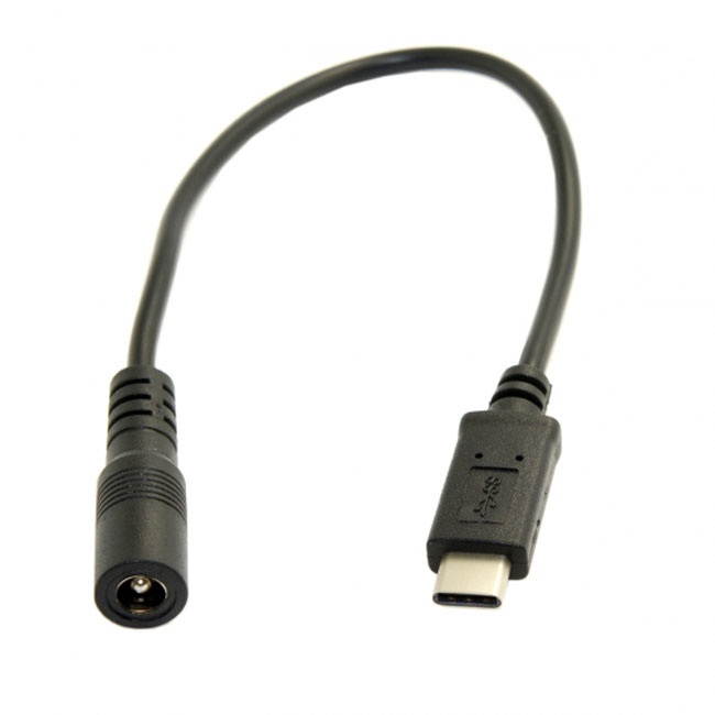 FVH USB 3.1 Type C USB-C to DC 5V 5.5*2.5mm Power Jack Extension Charge Cable for Cell Phone Tablet UC-233