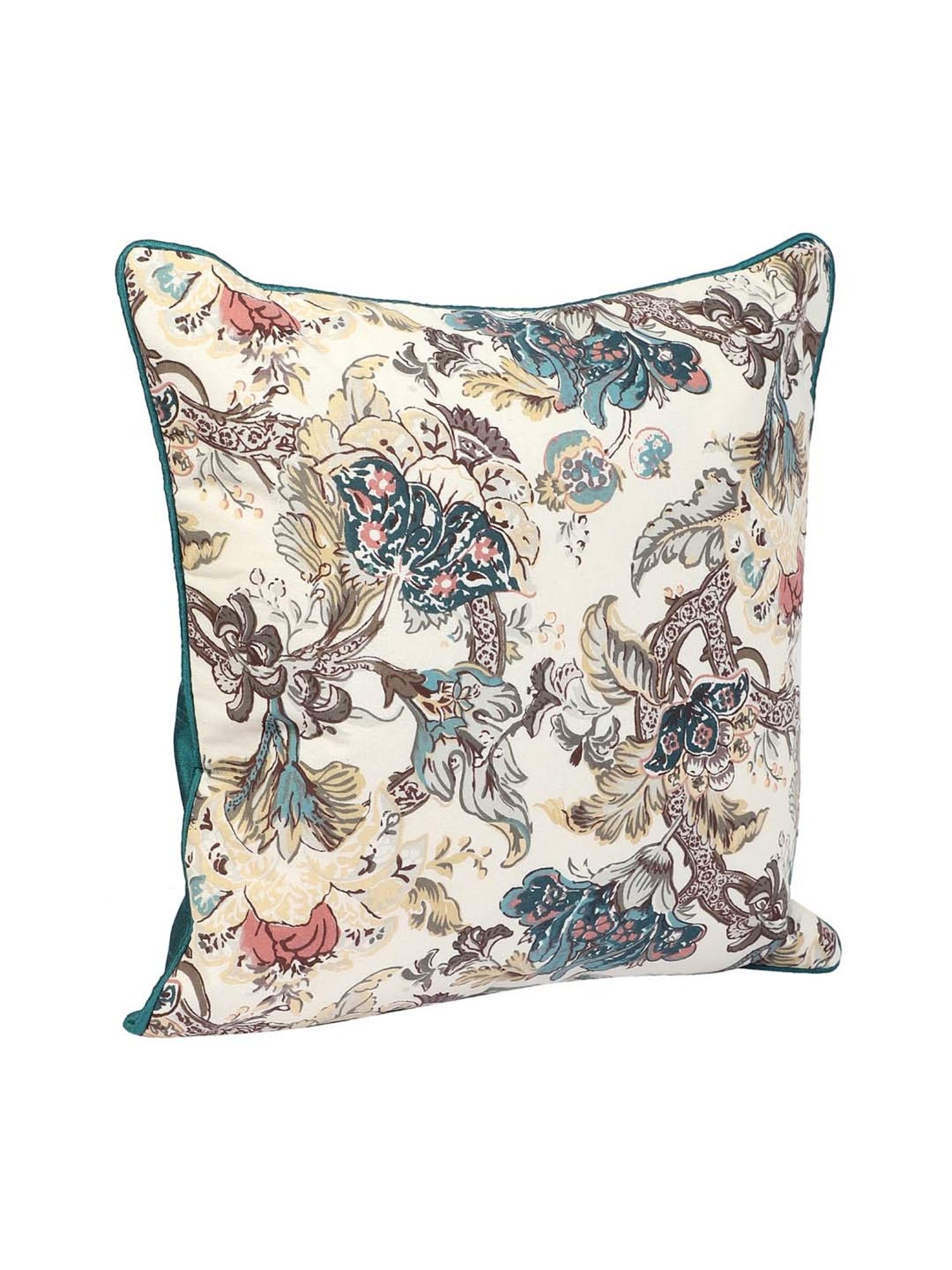 MFD HOME Furnishing Multicolour Cotton Cushion Cover - Set of 5