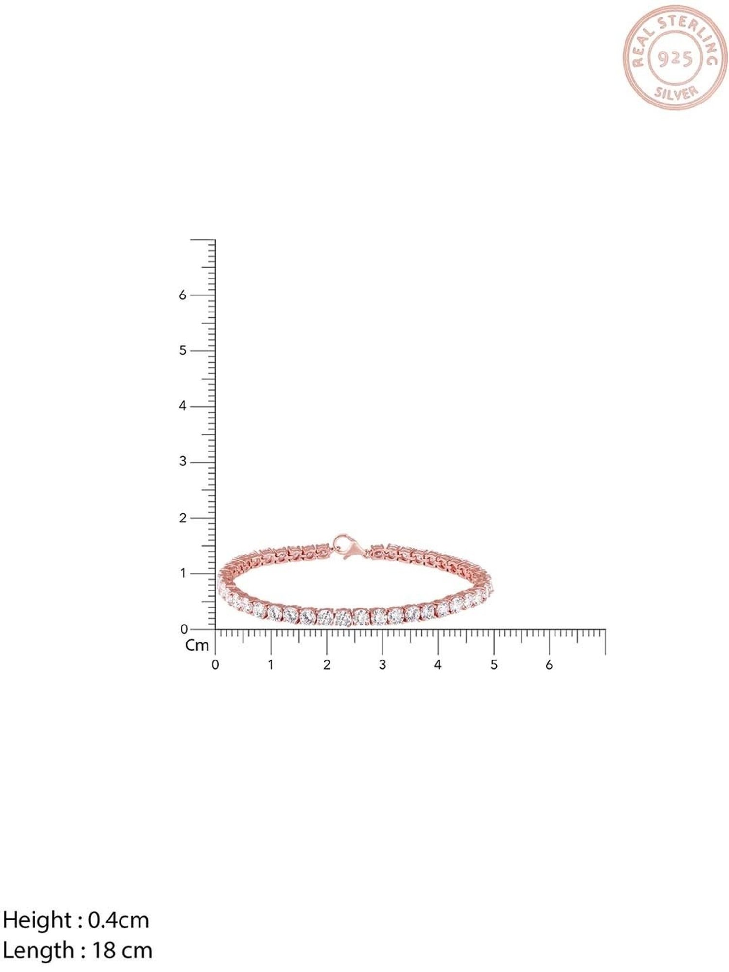 GIVA 92.5 Sterling Silver Bracelet for Women