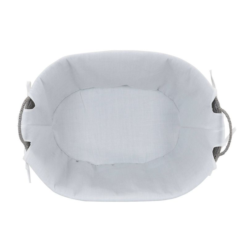 Household Essentials Paper Rope Laundry Basket Gray