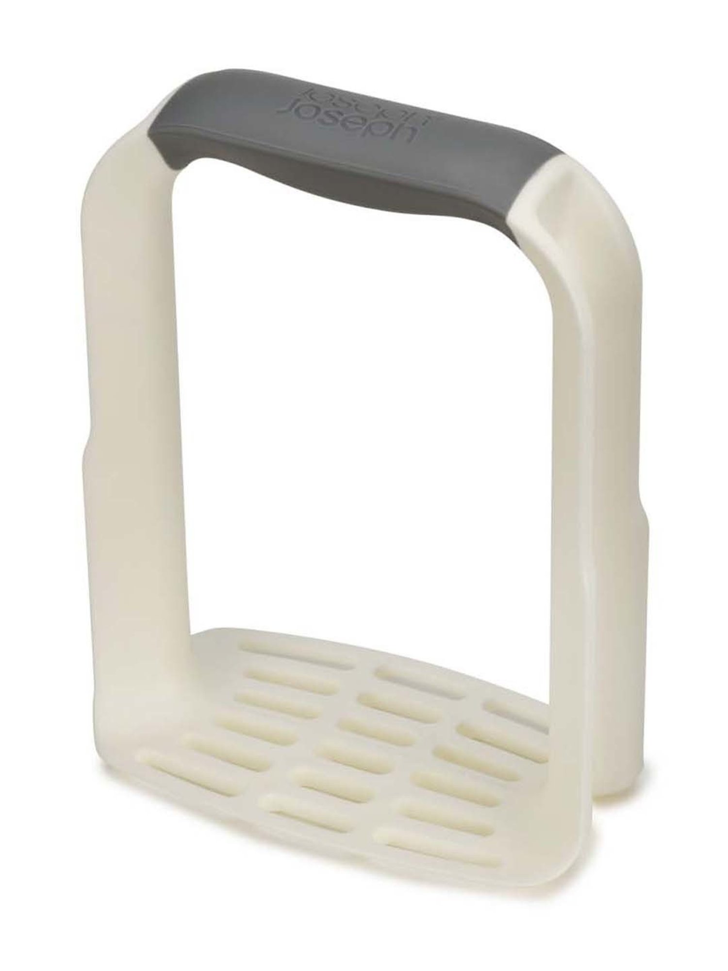 Joseph Joseph Cream Stainless Steel 12 cm Ergonomic Potato Masher - Set of 1