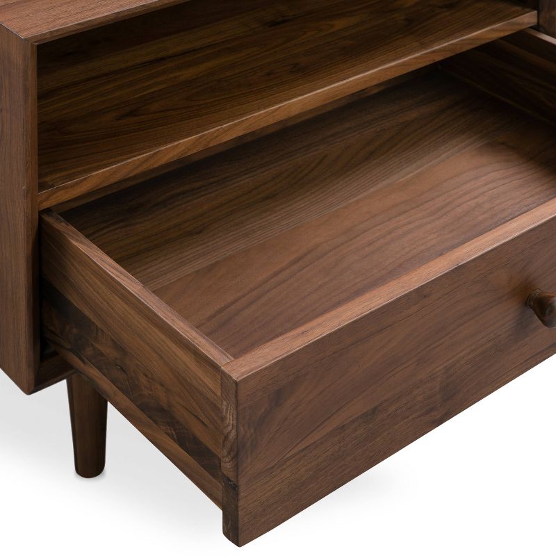 Zane Nightstand Walnut - Poly & Bark