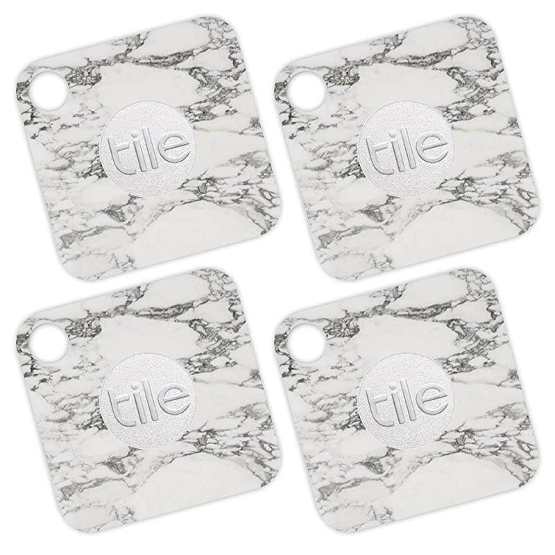 Skin Compatible with Tile Mate White Marble | Protective Durable and Unique Vinyl Decal wrap Cover | Easy to Apply Remove and Change Styles | Made in The USA