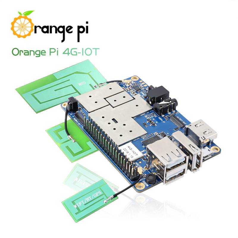 Orange Pi 4G-IOT 1G Cortex-A53 8GB EMMC Support 4G SIM Card Bluetooth Android6.0 mini PC