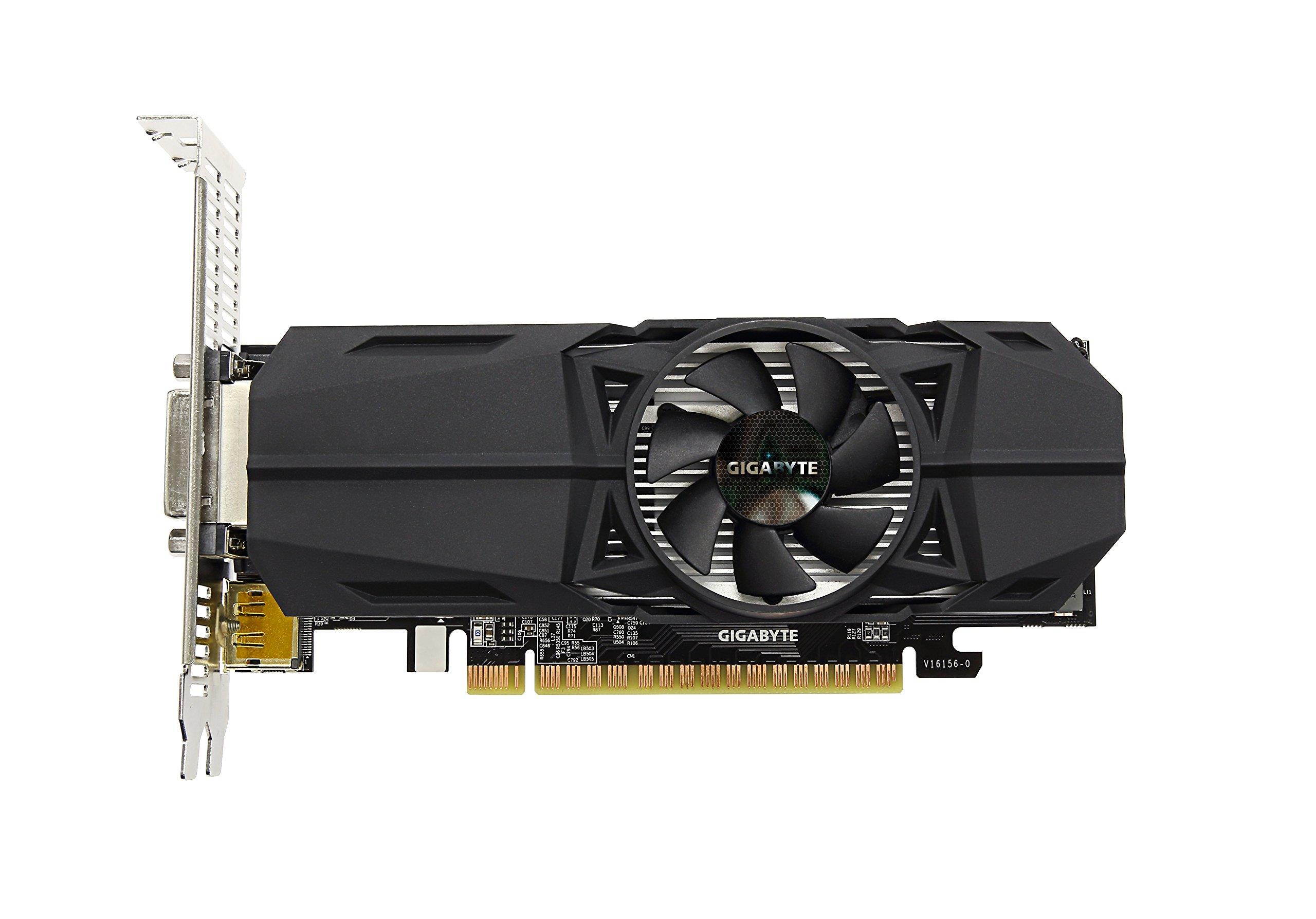Gigabyte Geforce GTX 1050 Ti OC Low Profile 4GB GDDR5 128 Bit PCI-E Graphic Card (GV-N105TOC-4GL)