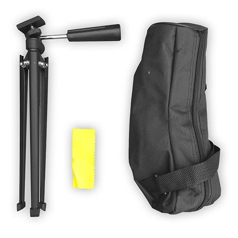 Authentic Blackbird High Definition Spotting Scope with Zoom - Rubber Armor, Fully Multi-Coated Optical Glass Lens + BAK4 Prism. Includes Tripod & Case + Lifetime Replacement