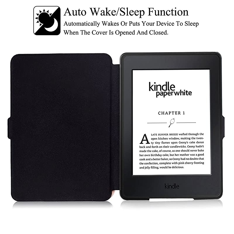 Kindle Paperwhite Case,  PU Leather Flip Case Stand Flexible Magnet with [Auto Wake/Sleep] Smart Protective Case for  Kindle Paperwhite (Fits All 2012, 2013, 2015 Versions)(Pattern2)