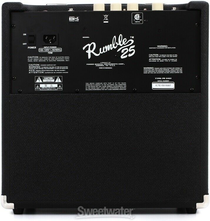 Fender Rumble 25 1x8" 25-watt Bass Combo Amp