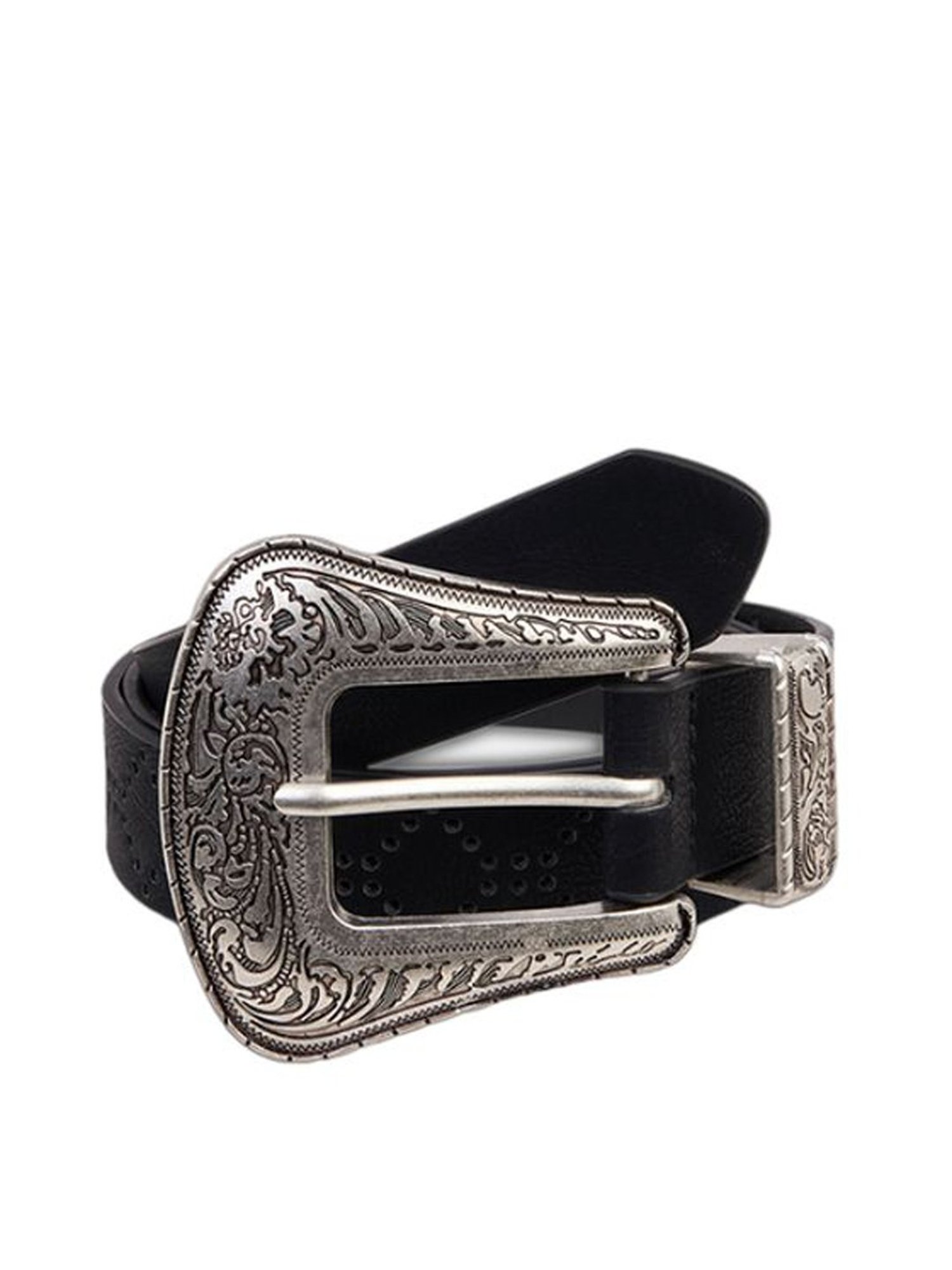 Forever Glam by Pantaloons Navy Narrow Belt for Women