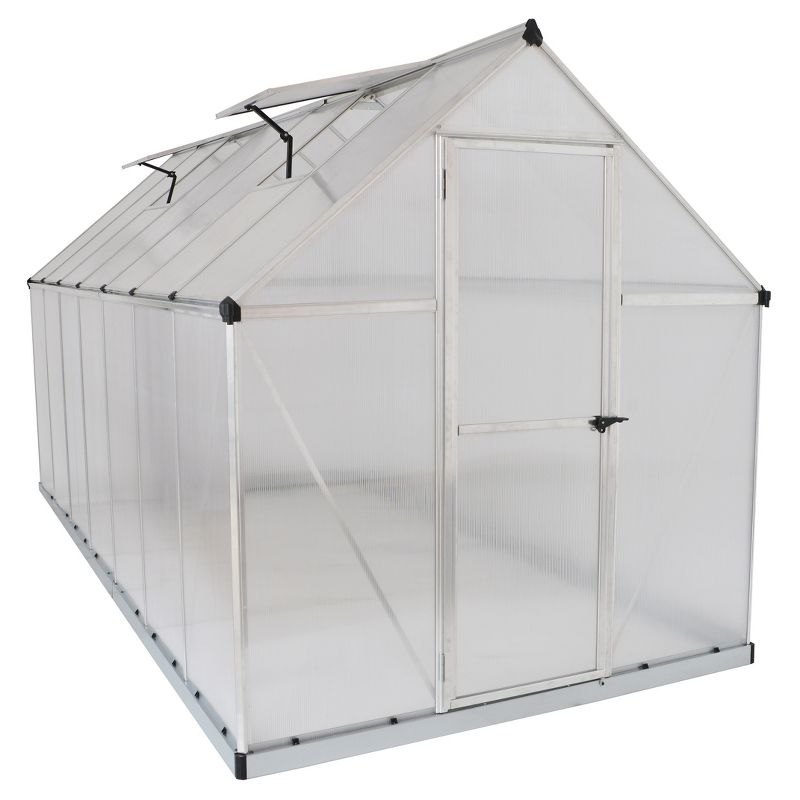 6'X14' Mythos Greenhouse - Silver - Palram