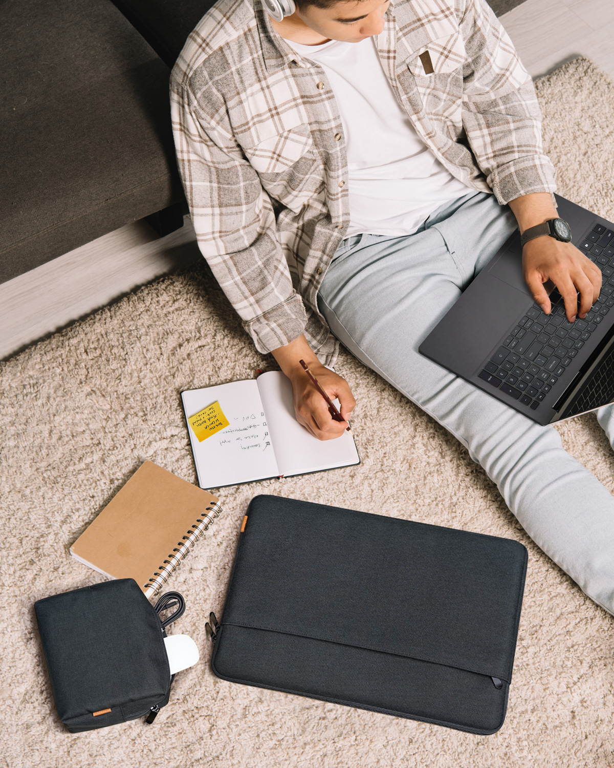 Inateck 15-15.6 Inch Laptop Sleeve Case Bag with Accessory Pouch