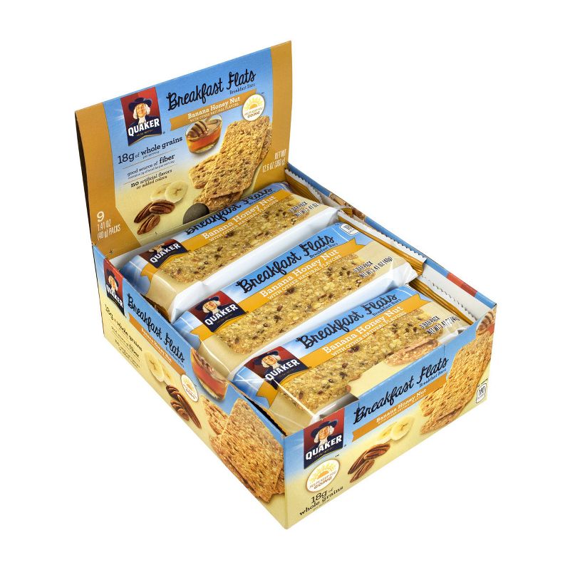 Quaker Banana Honey Nut Breakfast Flats - 12.6oz / 9ct