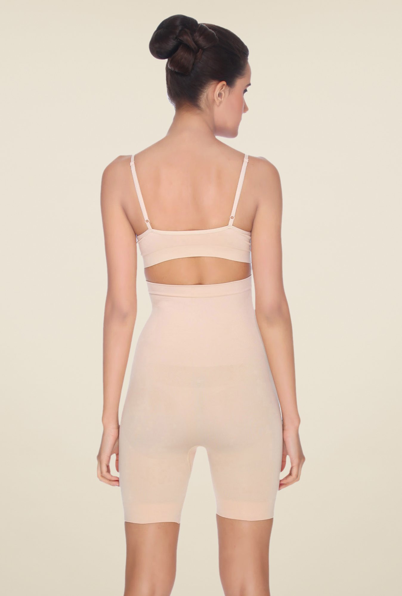 C9 Beige Solid Shapewear Bottom