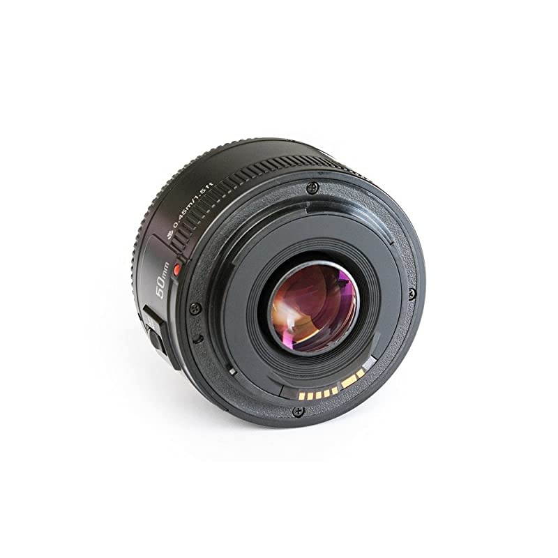 YN50mm F18 Standard Prime Lens Large Aperture Auto Focus Lens for Canon EF Mount Rebel DSLR Camera