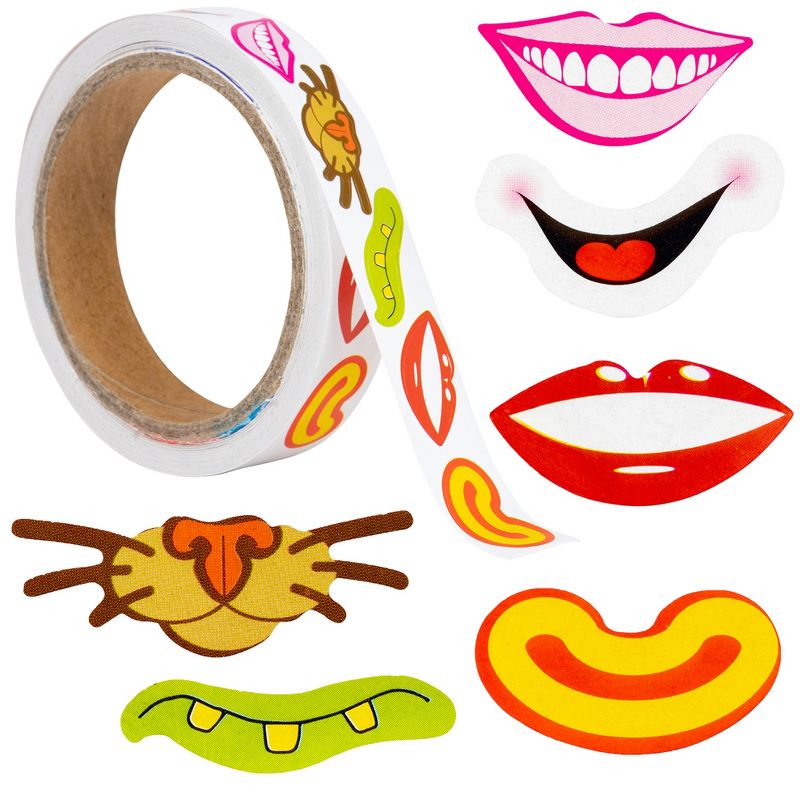 Ready 2 Learn Creative Sticker Roll - Mouths - 600 Self-Adhesive Stickers