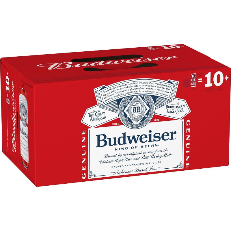 Budweiser Lager Beer - 8pk/16 fl oz Cans