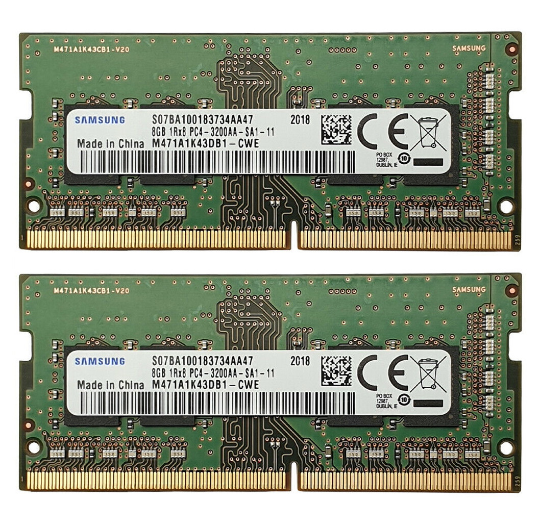 SAMSUNG 1GB 200-Pin DDR2 SO-DIMM Laptop Memory Model M470T2864FB3-CF7