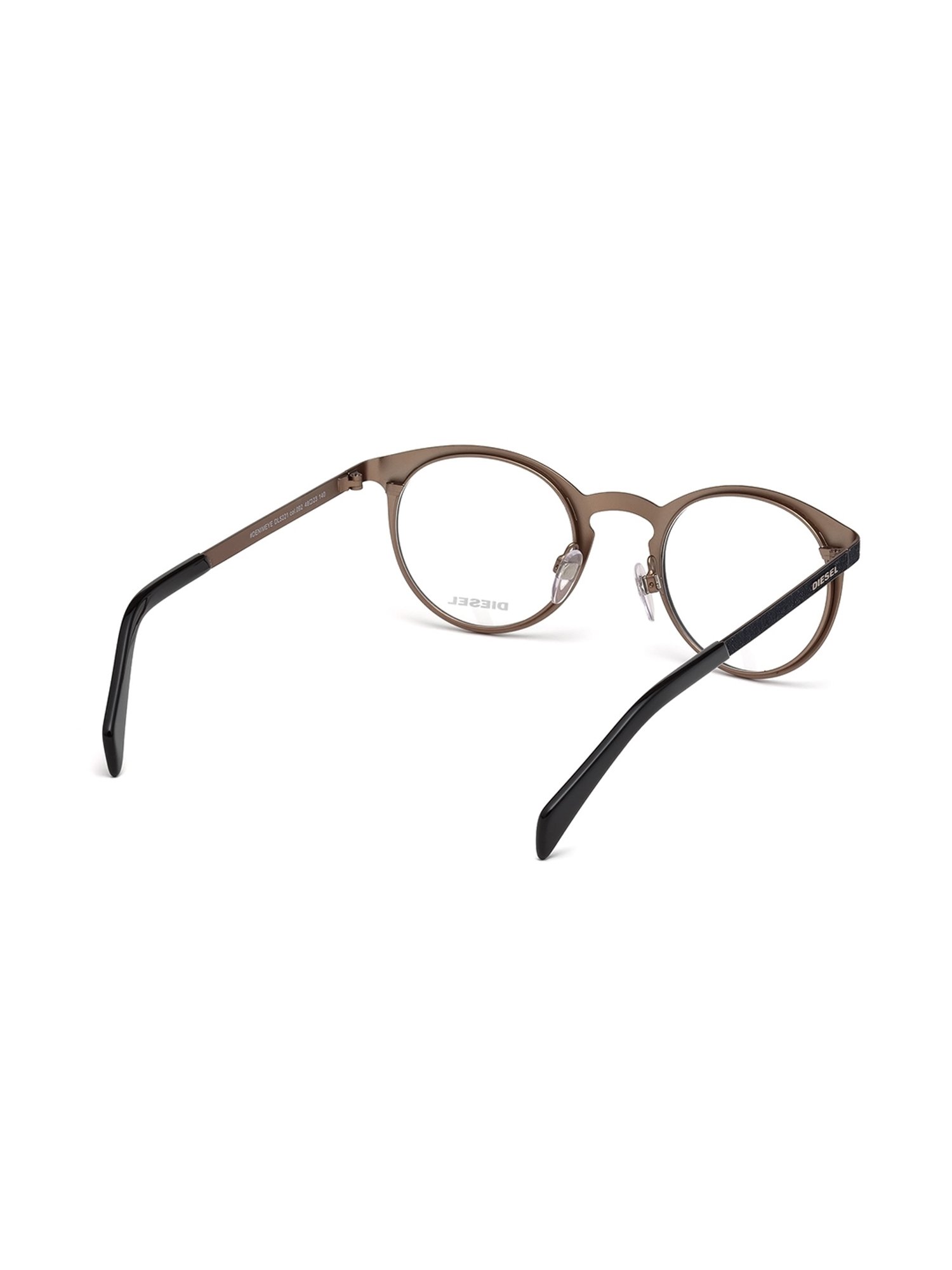 DIESEL DL5221 48 092 Black Full Rim Round Frame