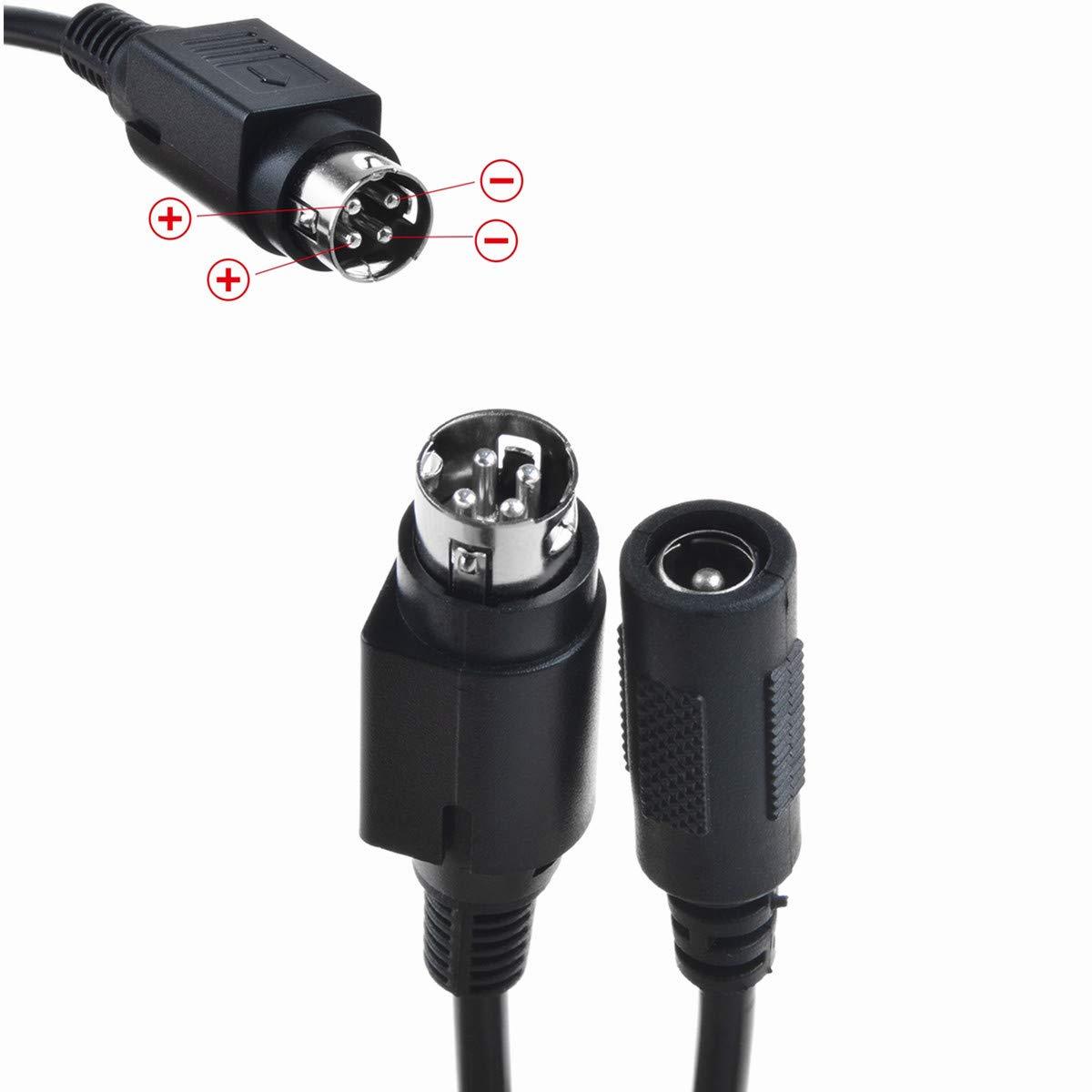 SLLEA 4-Pin AC/DC Adapter for Partner Tech PT-5900 P/N: 181SF8R20 POS Terminal PartnerTech Power Supply Cord Cable PS Battery Charger