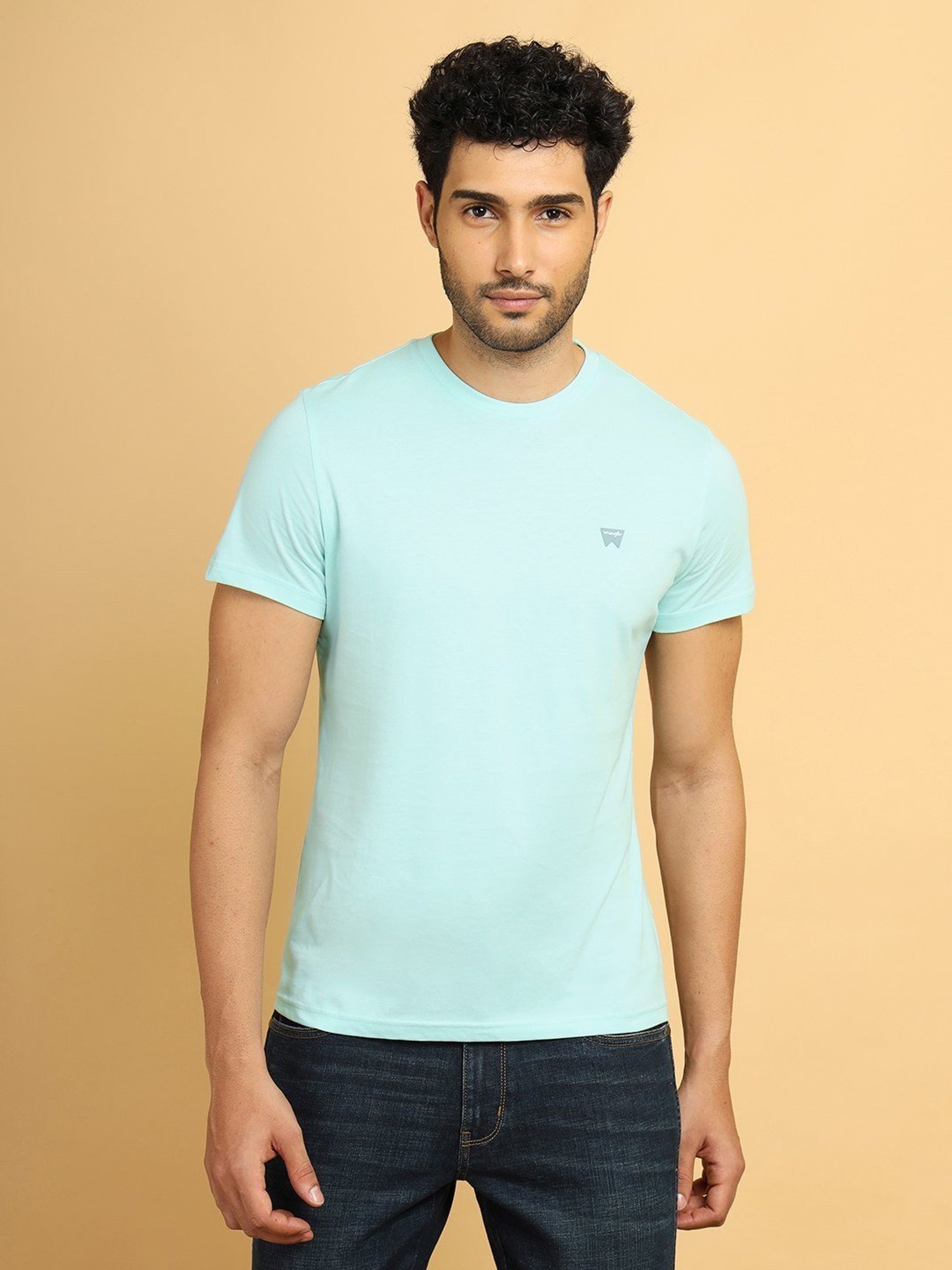 Wrangler Icy Morn Cotton Regular Fit T-Shirt