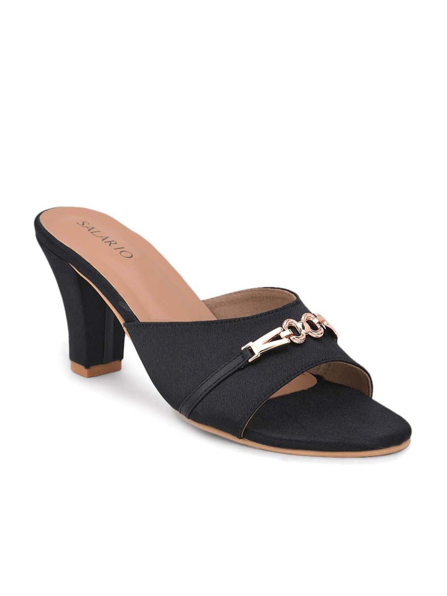 Salario Women's Black Casual Sandals