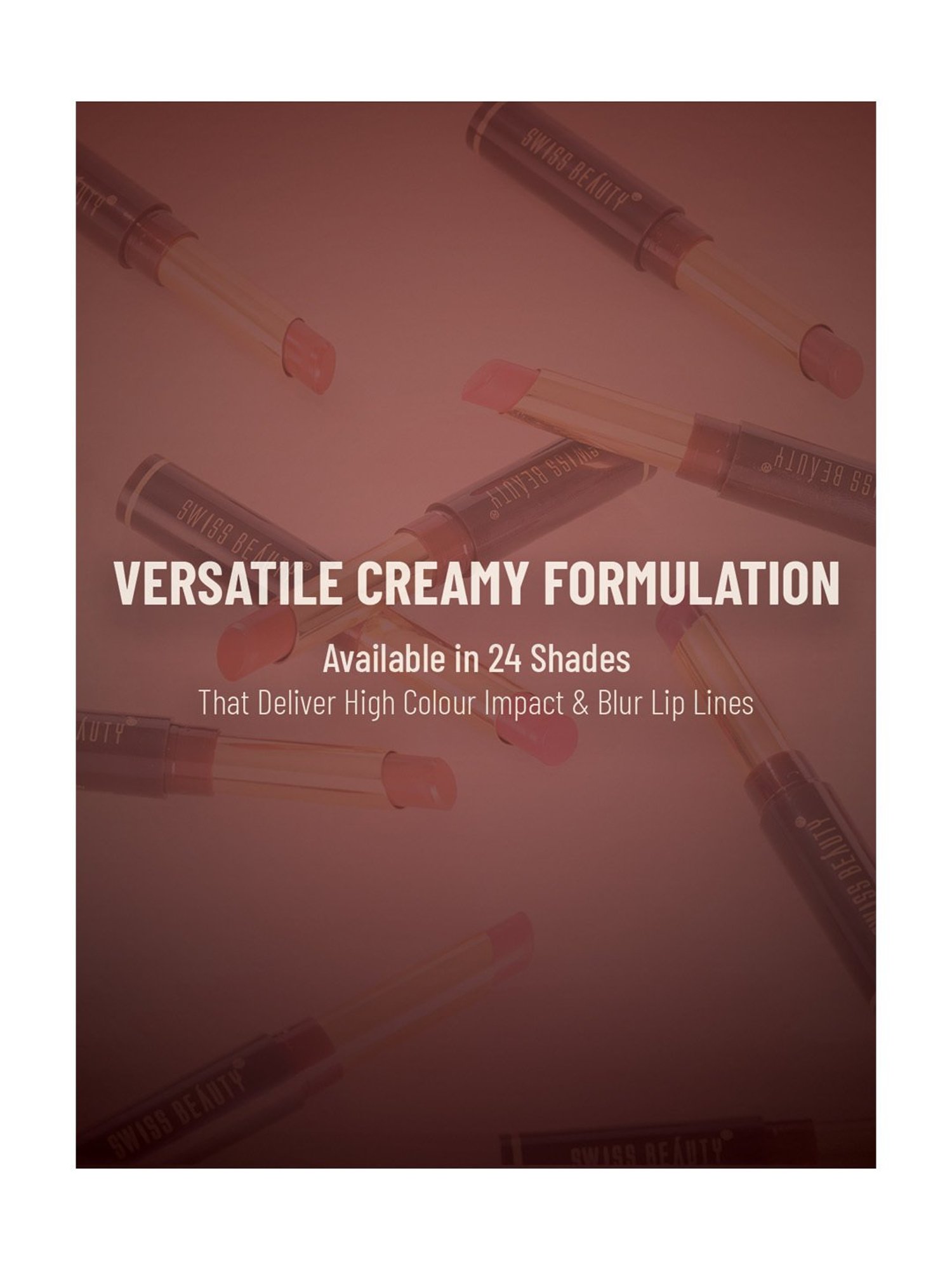 SWISS BEAUTY Non-Transfer Matte Lipstick Pink Up - 2 gm