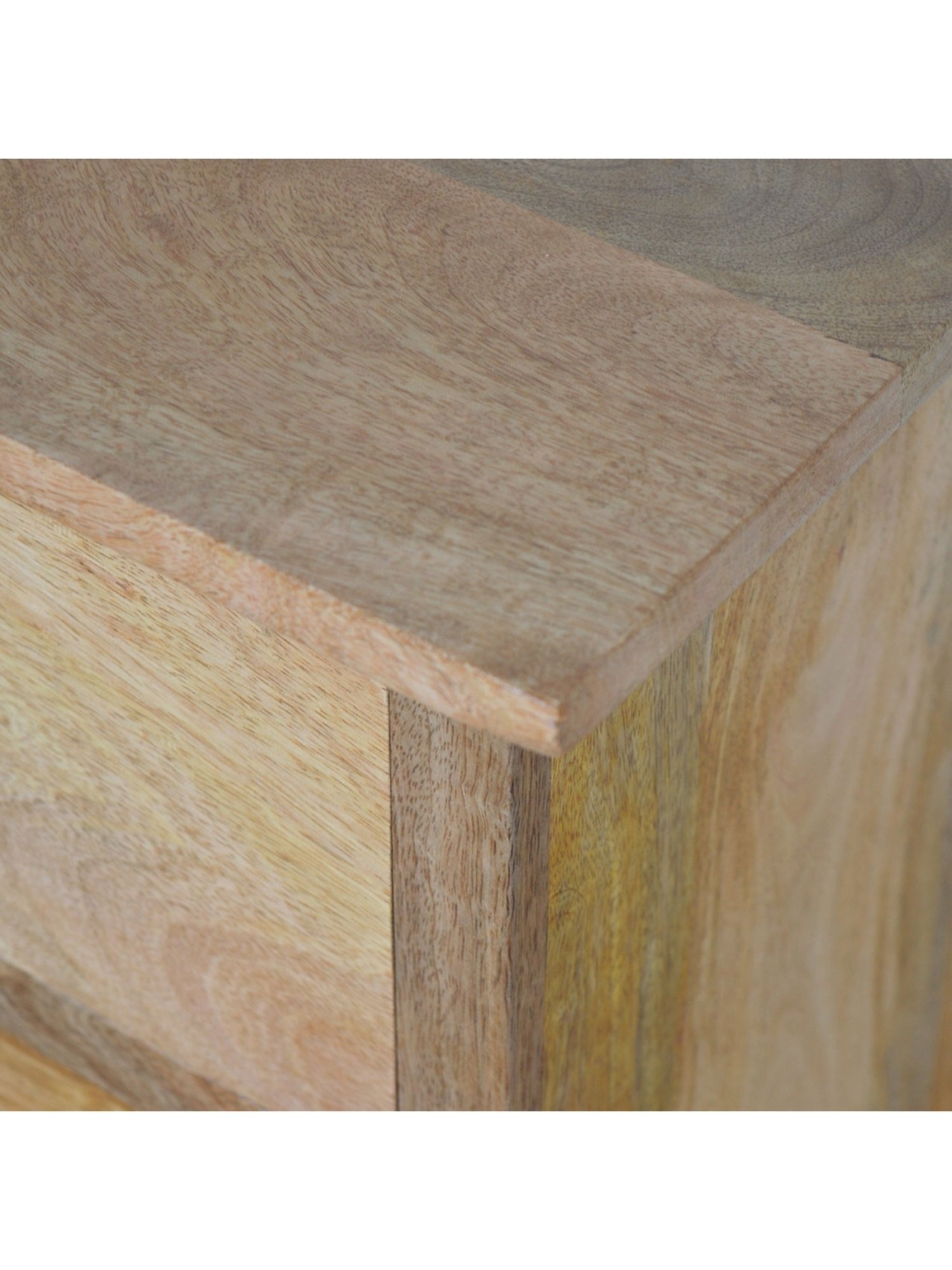 Sleepyhead Ally Teak Brown Sheesham Wood Bedside Table