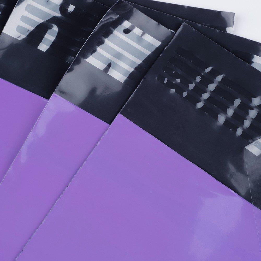 Metronic Poly Mailers 10x13 Inch Shipping Bags Light Purple Shipping Mailing Envelopes Bags 2 Mil Thick Pack of 100pcs