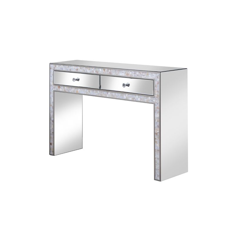 Lopez Mirrored Dressing Table Silver - HOMES: Inside + Out