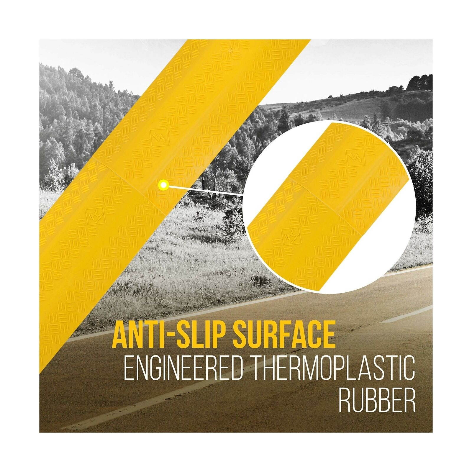 Durable Cable Ramp Protective Cover - 2,000 lbs Max Heavy Duty Drop Over Hose...