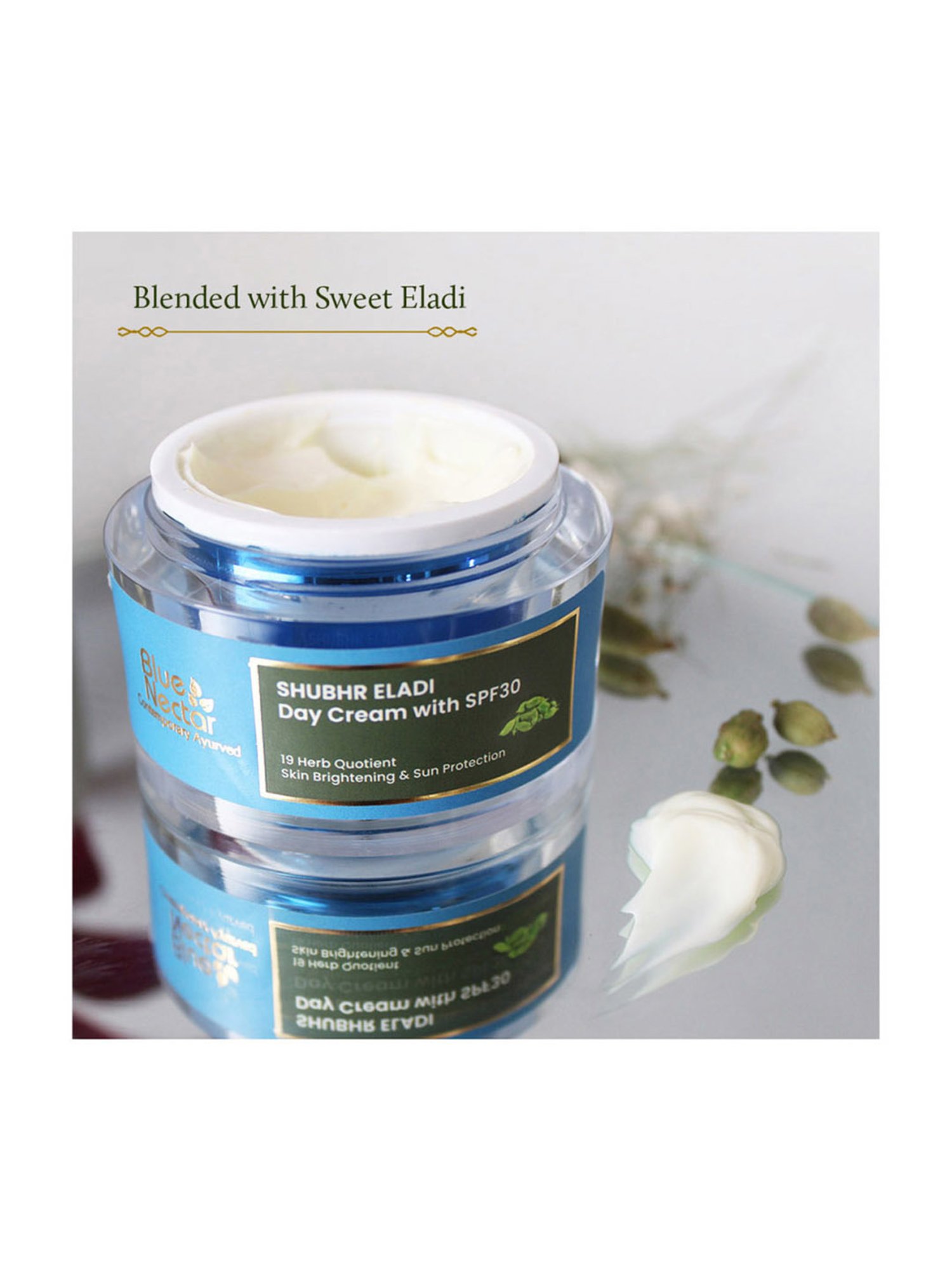 Blue Nectar Brightening & Radiance Eladi Day Cream for Women - 50 gm