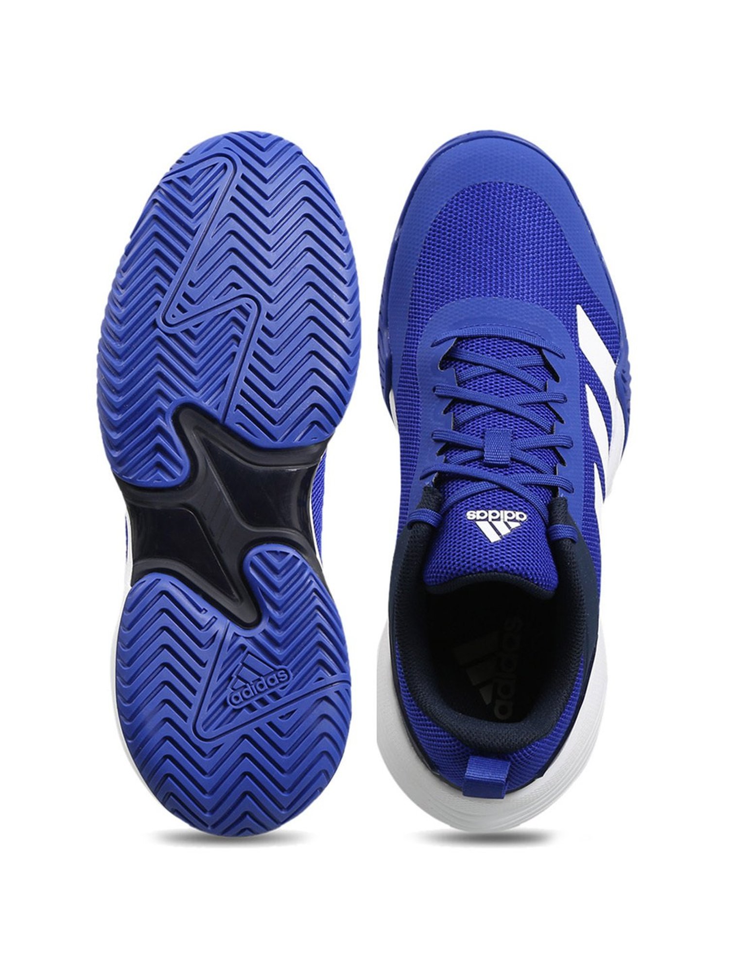 Adidas Men's TENNIS TOP V2 Blue Tennis Shoes