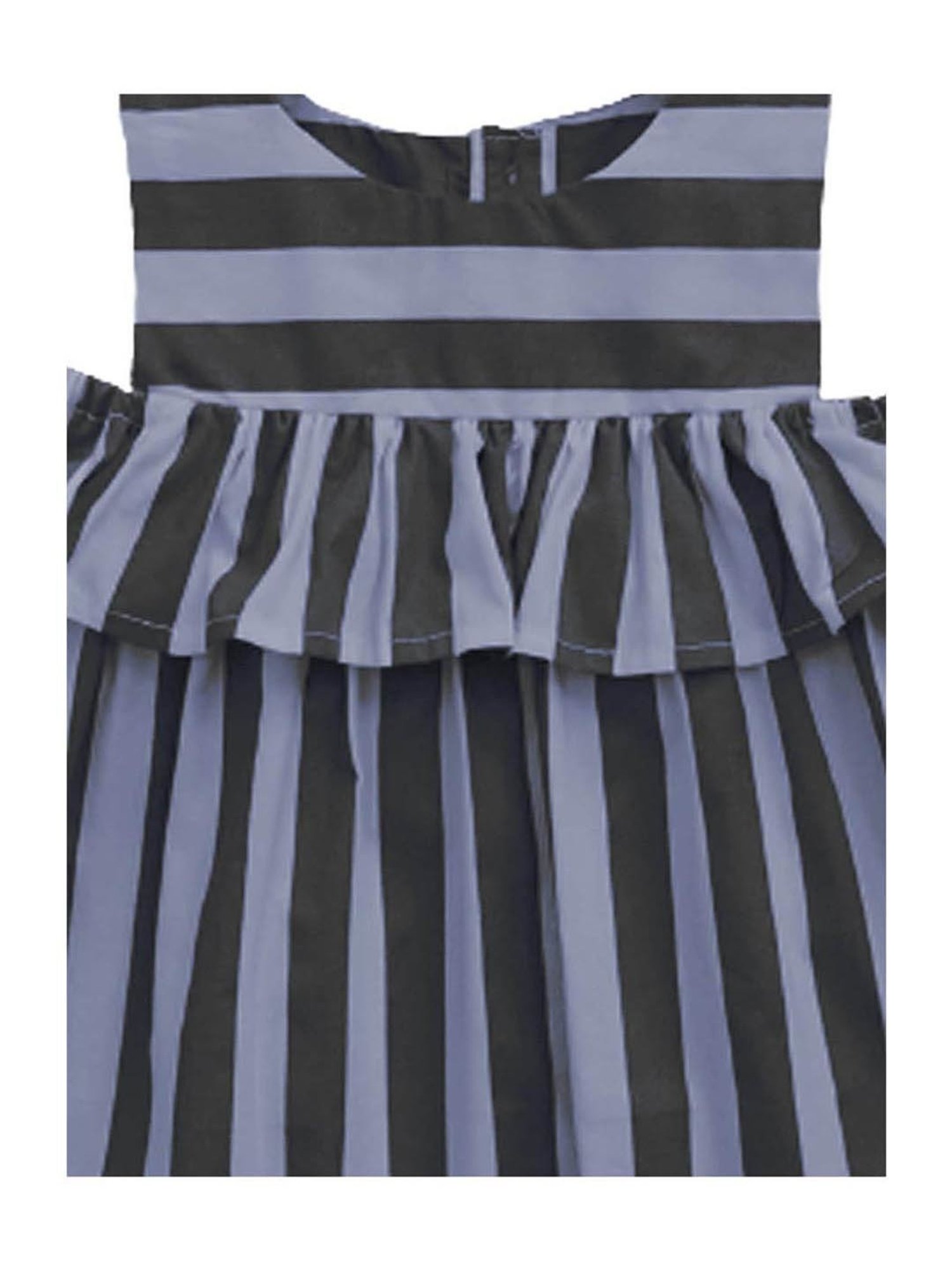 A.T.U.N. Charcoal Grey & Black Striped Dress