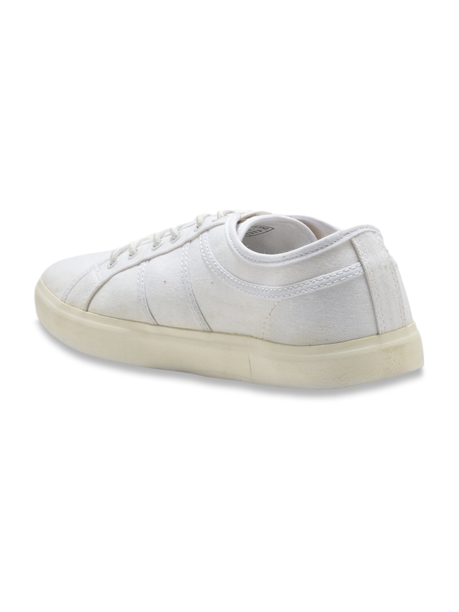 Woodland Men's White Casual Sneakers