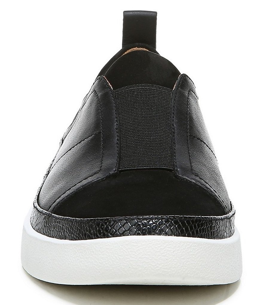 Vionic Zinah Leather Slip-On Sneakers