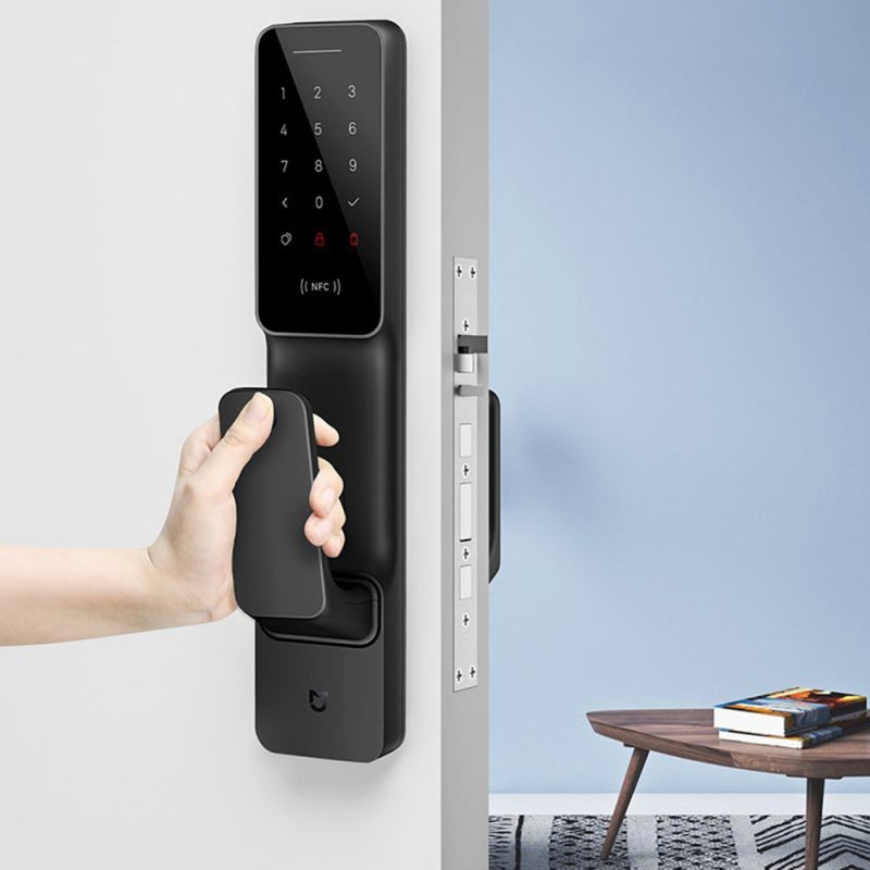 Xiaomi Mijia Push-pull Smart Door Lock BLACK US Plug