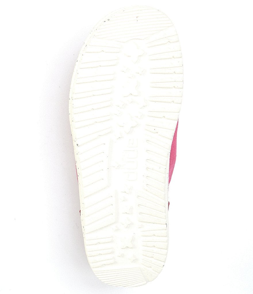 Hey Dude Girl's Wendy Funk Fuxia Metallic Knit Detail Washable Sneakers (Toddler)