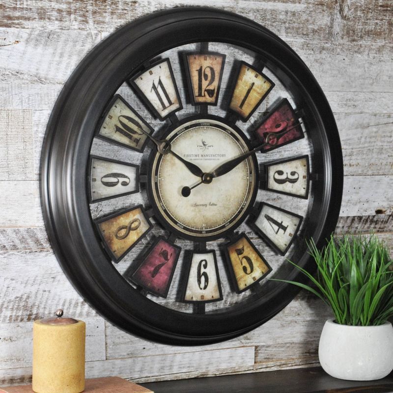 Numeral Plaques Wall Clock - FirsTime